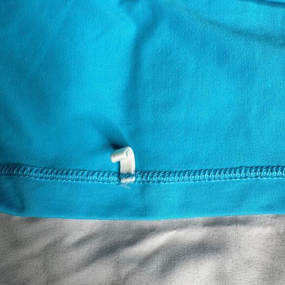 Rip Curl Girls' sz Small (8) Teal Blue Long Sleeve Rash Guard Swim Shirt - Picture 9 of 9